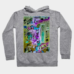 Tags Graffitis NYC Street Art Stickers Hoodie